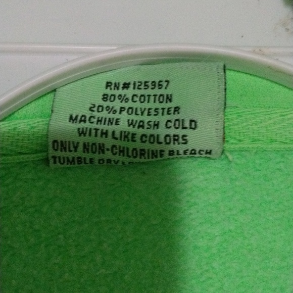 Sweaterhoodie aqua green size large and kids - Picture 15 of 15